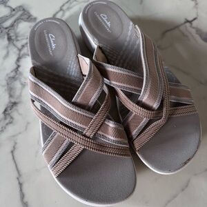 Clarks Cloudstepper Mira Isle Sport Slide Sandals 11 Women’s